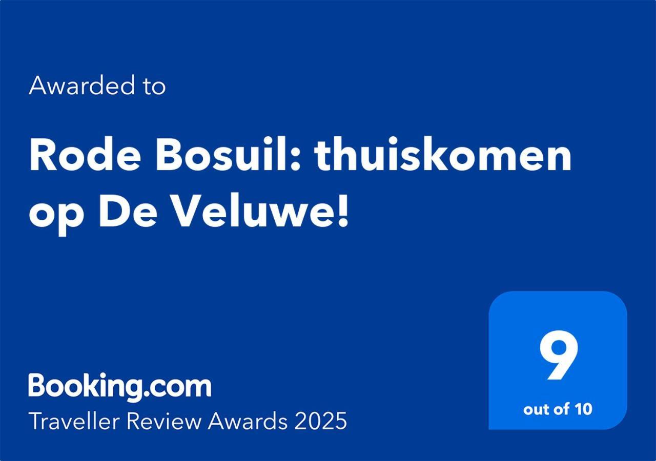 Rode Bosuil: Thuiskomen Op De Veluwe! Otterlo Ngoại thất bức ảnh